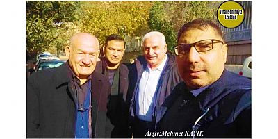 Viranşehir’de Yıllarca Öğretmenlik Yapmış, Emekli Öğretmen Dede Osman Erdil, Şaban Alay, Eyyüp Azlal ve Öğretmen Mehmet Bey