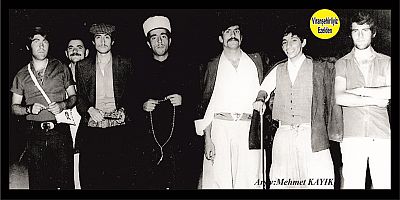 Viranşehir Eski Lale Sinemasında Tiyatro Düzenleyen 1970 li Yılların Döneminden, Sevilen Güzel İnsanlar Sabri Kunt, Necati Duygu, İbrahim Savaş, Fethi Taylan