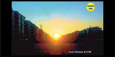 Viranşehir Yenişehir Mahallesinde Gün Batımı 