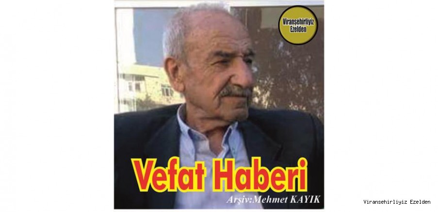 VEFAT HABERİ