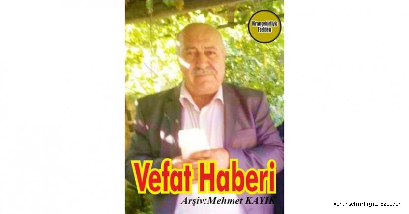 VEFAT HABERİ
