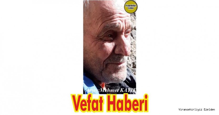 VEFAT HABERİ
