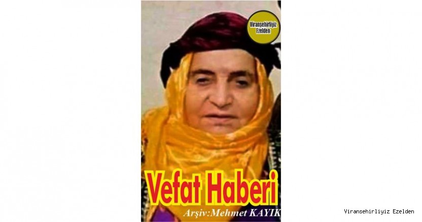 VEFAT HABERİ