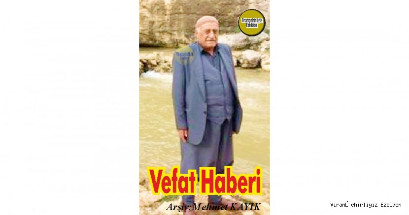 VEFAT HABERİ
