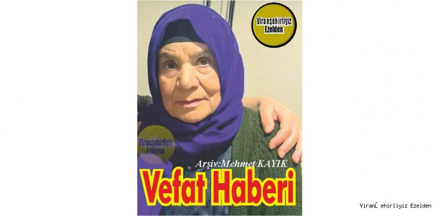 VEFAT HABERİ
