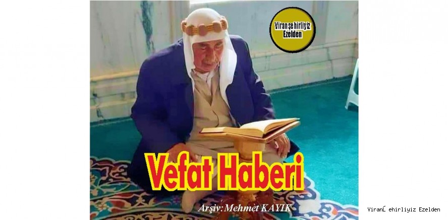 VEFAT HABERİ