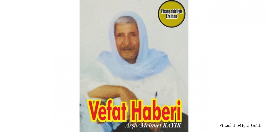 VEFAT HABERİ