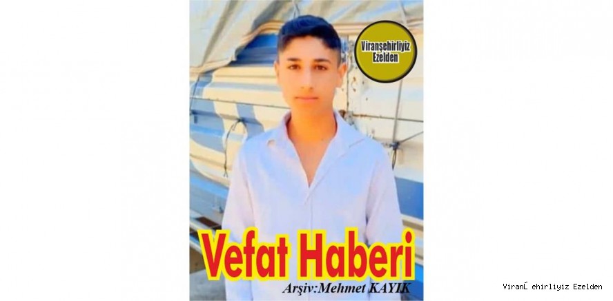 VEFAT HABERİ