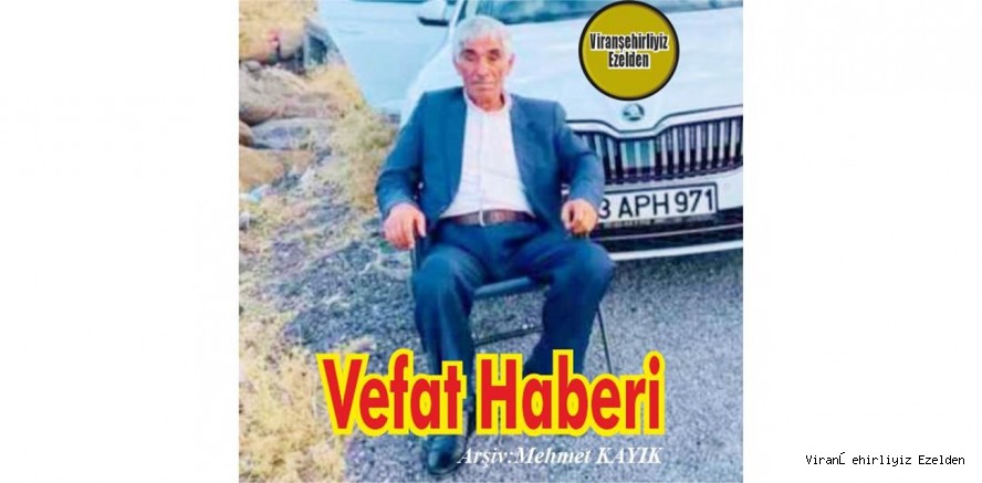 VEFAT HABERİ