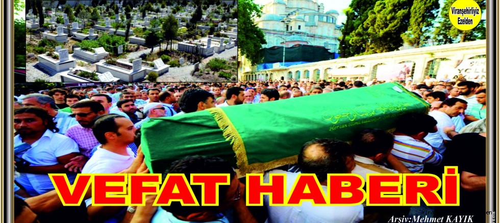 VEFAT HABERİ