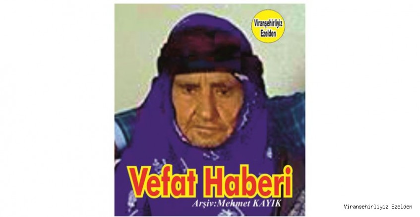 VEFAT HABERİ