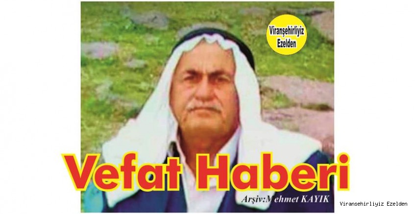 VEFAT HABERİ