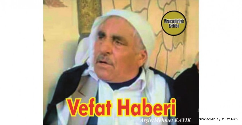 VEFAT HABERİ