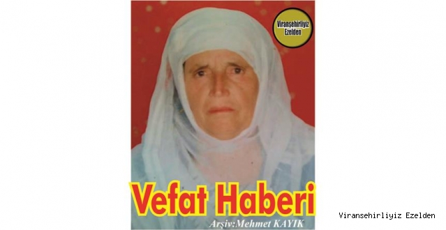 VEFAT HABERİ