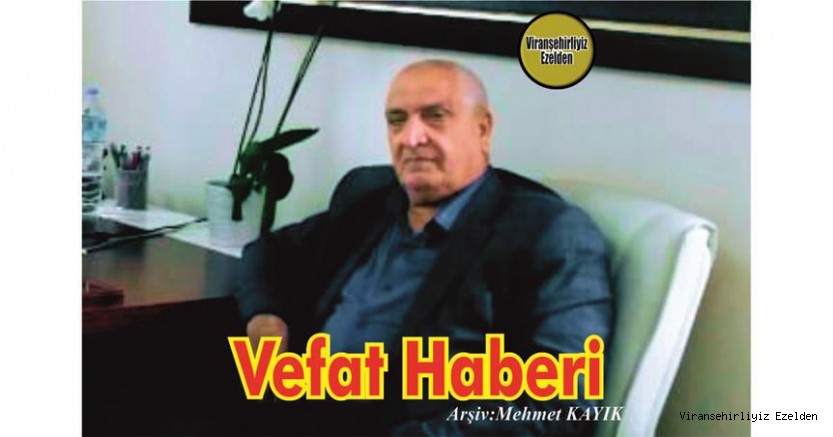 VEFAT HABERİ