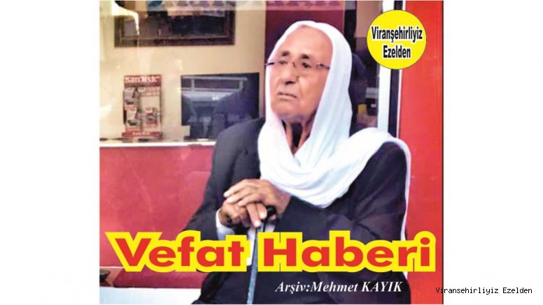 VEFAT HABERİDİR