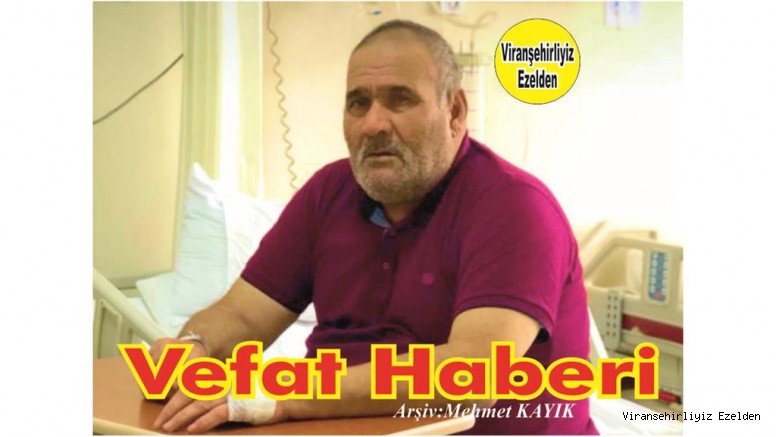 VEFAT HABERİDİR
