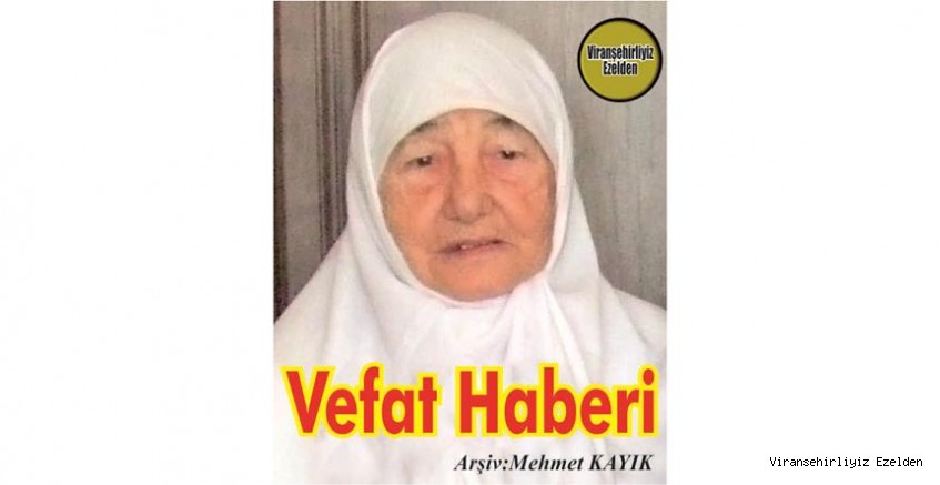VEFAT HABERİDİR