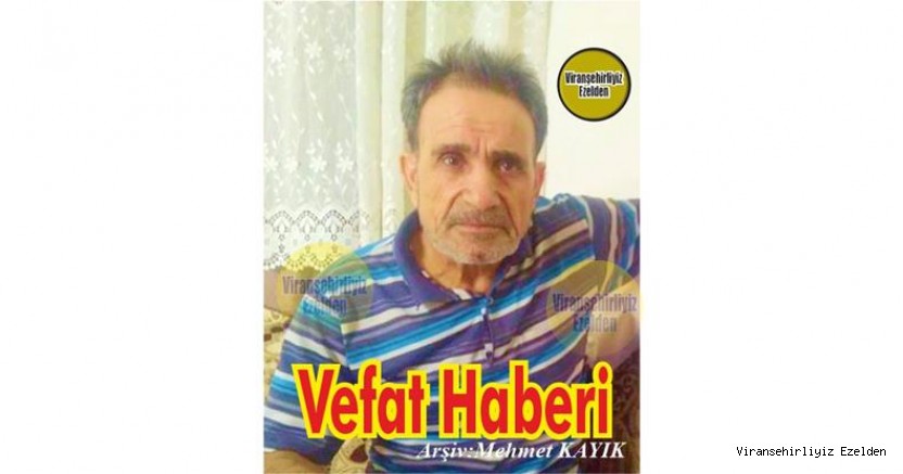 VEFAT HABERİDİR