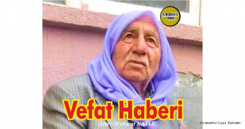 VEFAT HABERİDİR