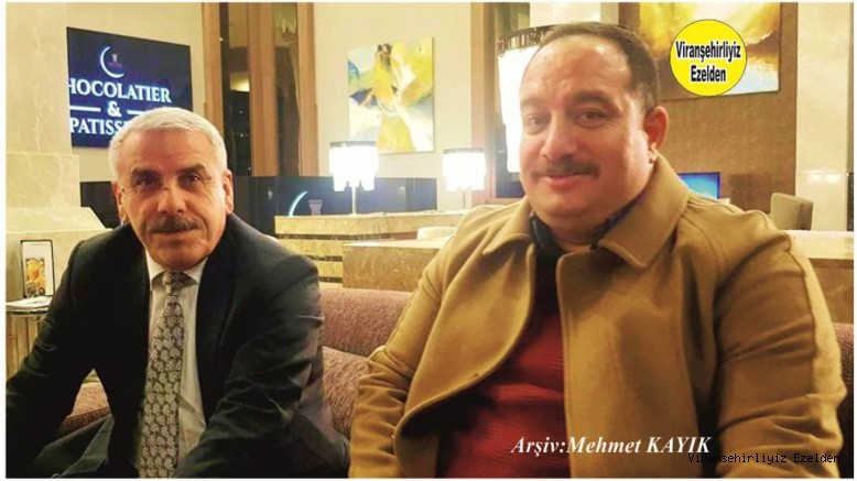 Viranşehir Belediye başkanı Salih Ekinci ve Emekli Memurlarımızdan olan Abdullatif Şehmusoğlu