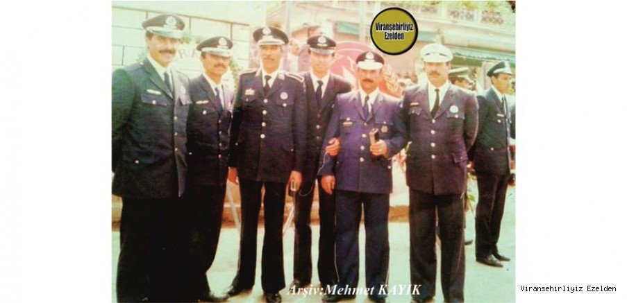Viranşehir Belediyesi Zabıta Müdürlüğü Personellerinden,   Durgam Özer, Mustafa Akmeşe, Merhum Mustafa Pamay, Merhum Nurettin Akçan ve Merhum Mehmet Emin Ayaş