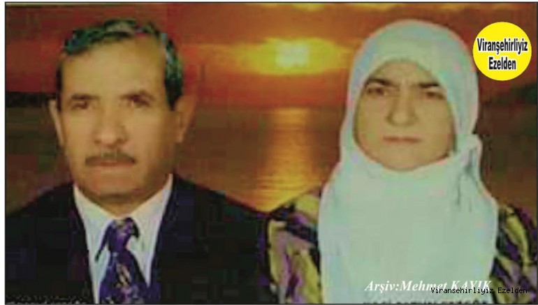 Viranşehir’de Bekçi Necmettin olarak tanınan Merhum Necmettin Gezgör ve Eşi Merhume Altun Gezgör