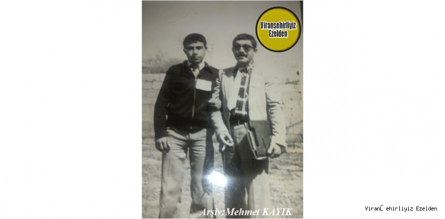 Viranşehir Lisesi Eski Öğrencilerinden Veysi Dinçer ve Öğretmeni