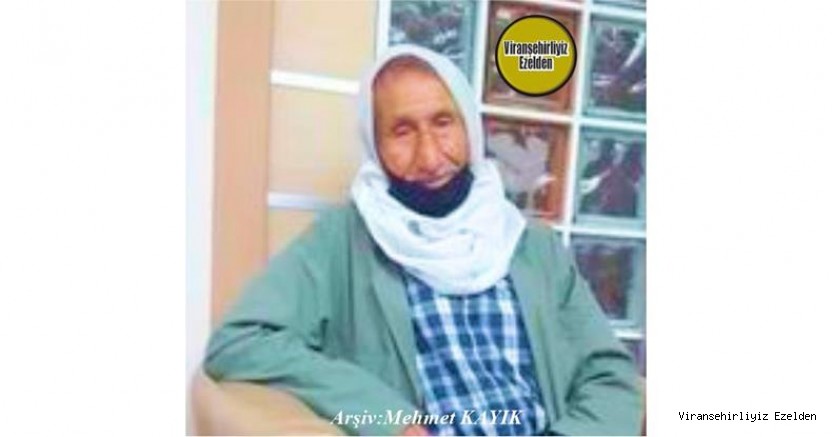 19 Temmuz 2022 Günü Vefat etmiş, Viranşehir Mehemede İso olarak Tanınan, Sevilen İnsan Merhum Mehmet Ekinciler