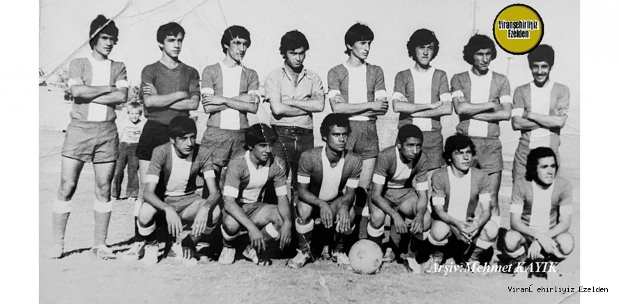 1970 li Yıllarda Viranşehirspor Futbol Takımı Eski Futbolcularından, Mehmet Behlül, Hacı Mehdi Öztop(Kaleci), Mahmut Turgut