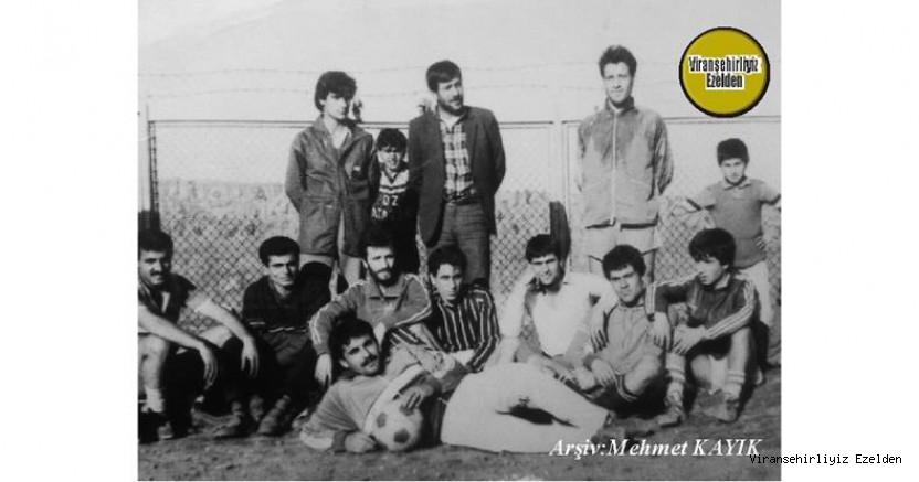 1984-1985 Yılı Şanlıurfa Amatör Futbol Grup Puan Farkı İle Açık Ara Şampiyonu Viranşehirspor Amatör Futbol Takımı Eski Futbolcularından, Mehmet Kayık, Zekai Sülü, Mahmut Nedim Can