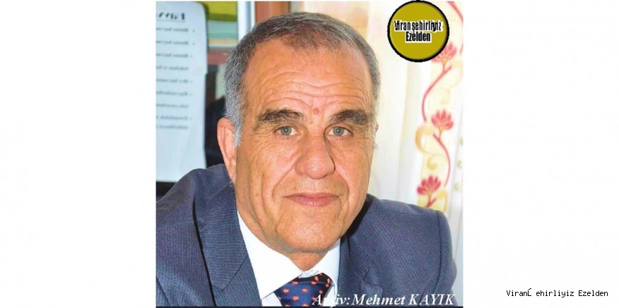 20 Ekim 2023 Günü Viranşehir’de Vefat etmiş, Viranşehir’de Yıllarca Öğretmenlik yapmış, Sevilen İnsan Öğretmen Merhum Mahmut Çiftçi
