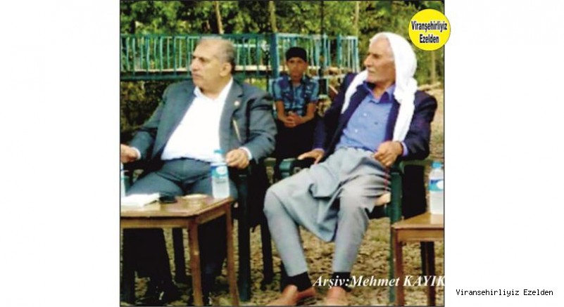 24. 26 Dönem Şanlıurfa Milletvekili Mehmet Akyürek ve Merhum Hacı Gazi Erkan