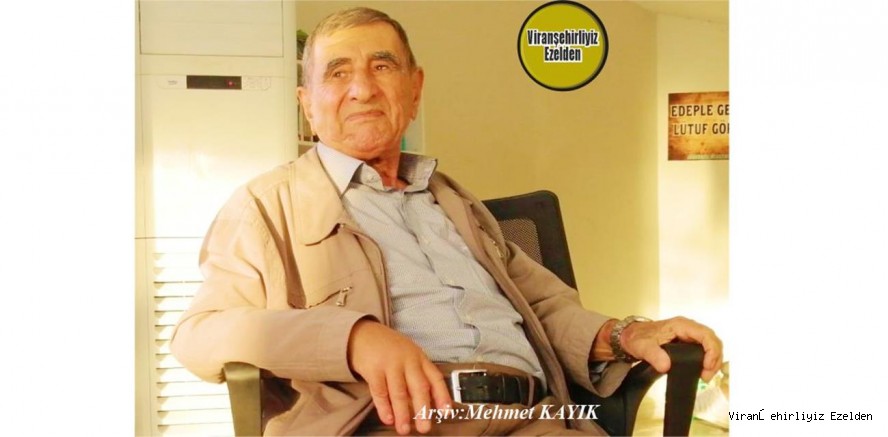 24 Nisan 2024 Günü Vefat etmiş, Viranşehir Eski Derik Caddesinde Yıllarca Esnaflık yapmış, Sevilen İnsan Merhum Hacı Ekrem Erol