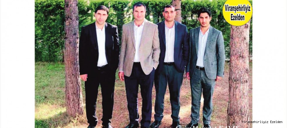 Ak Parti İlçe Gençlik Kolları Başkanı Mehmet Garip Köroğlu, TÜGVA Viranşehir İlçe Temsilcisi Farıs Yıldızi  Hizmet İş İlçe Temsilcisi Nusret Kekeç ve Ziraat Bakasında Güvenlik Görevlisi olarak Görev yapan Abdulah Çelik
