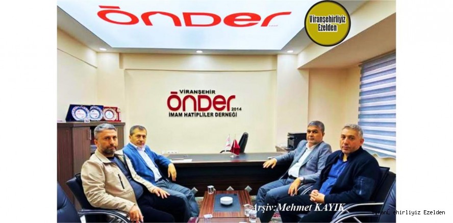 Ak Parti Viranşehir İlçe Başkanı Lütfi Bağcı, Önder Derneği Başkanı İbrahim Turgut ve Arkadaşları