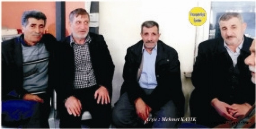 Ali Özgögerçin, Mehmet Tatar, Aslan Onyıldız, Abdulhalim Ezberci ve Mahmut Demirel
