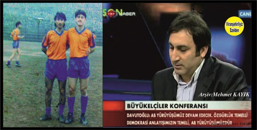 Alibeyköyspor'da Profesyonel Futbol Takımında Birkaç Yıl Başarılı bir şekilde Futbol  Oynayan Gazeteci Mustafa Şekeroğlu ve Arkadaşı