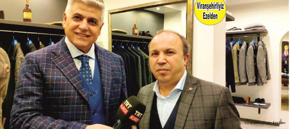 Almanya’da Özel Kendi İşyerinde Terzi olarak çalışan, Cemal Mamuk ve TRT Kurdi Muhabiri  Mehmet Aydoğdu