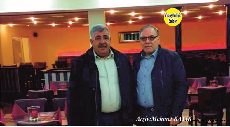 Almanya’da yaşayan İbrahim Ortaç ve Misafiri Mehmet(Hame Usta) Sapan