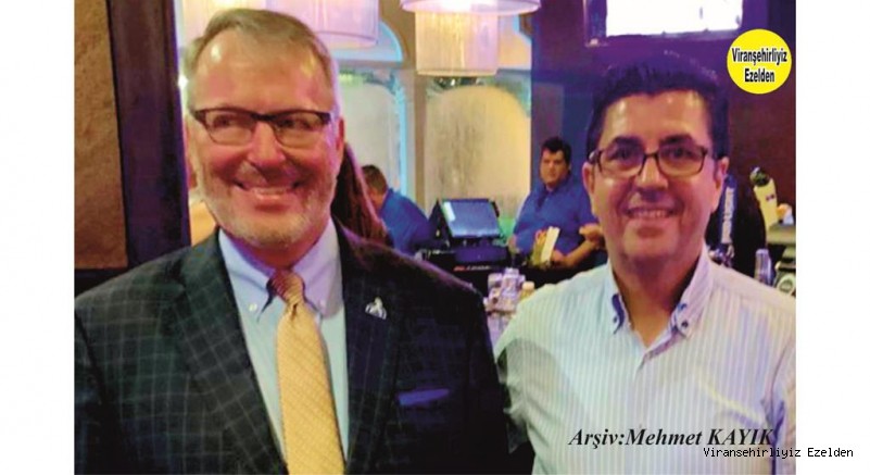 Amerika’da Yaşayan Hüseyin Keskinbıçak ve Amerika Orlando Eyaleti Belediye Başkanı