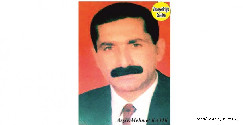Anavatan Partisi Viranşehir İlçe Başkanı olarak Yıllarca Görev yapmış, Sevilen İnsan Merhum Mustafa Yazmacı