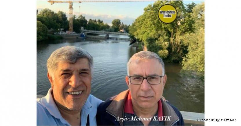 Avrupa’da Yaşayan Metin Kumaraslan ve Misafiri olan Kardeşi Öğretmen Mehmet Berzani Kumaraslan