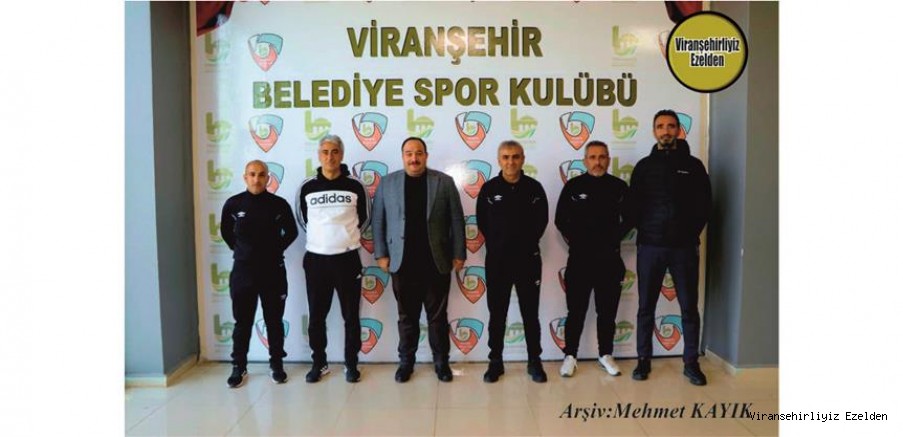 Bölgesel Amatör Futbol Liginde Mücadele verecek olan, Viranşehir Belediyespor Kulübü Teknik Heyeti ve Viranşehir Belediye Başkanı Salih Ekinci