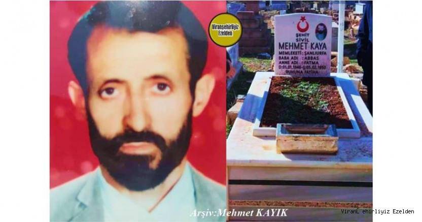 Bugün Ölüm Yıldönümü Olan, 05 Şubat 1993 Günü Vefat etmiş, Sevilen İnsan Merhum Mehmet Kaya