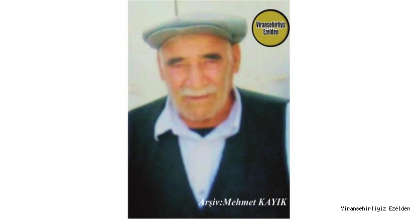 Bugün Ölüm Yıldönümü olan, 11 Aralık 2016 Günü Vefat etmiş, Viranşehir’in Eski Esnaflarından olan, Sevilen İnsan Merhum Mahmut Tunçyürek