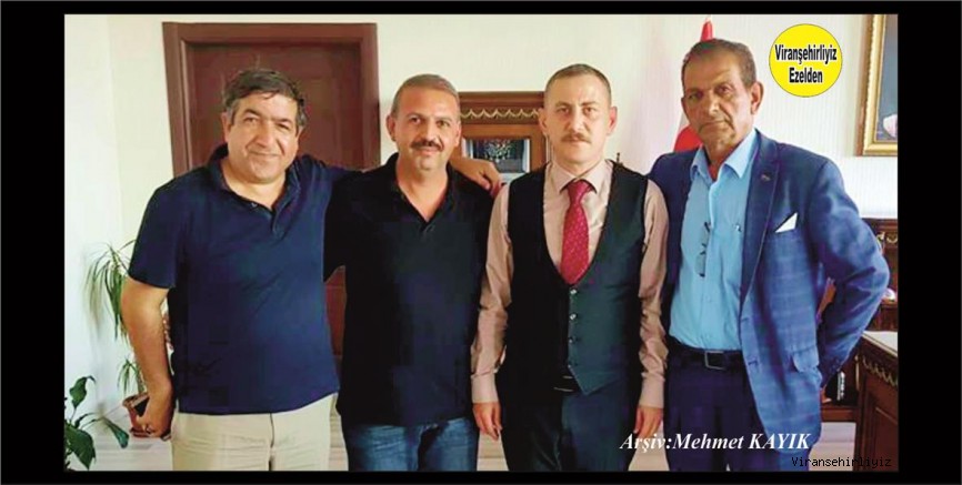 Bundan Böyle Hemşehrimiz olan Kaymakam Ömer Dereci, Gazeteci Murat Sever, Gazeteci Garip Taşçı ve Başkan Ahmet Yılmaz
