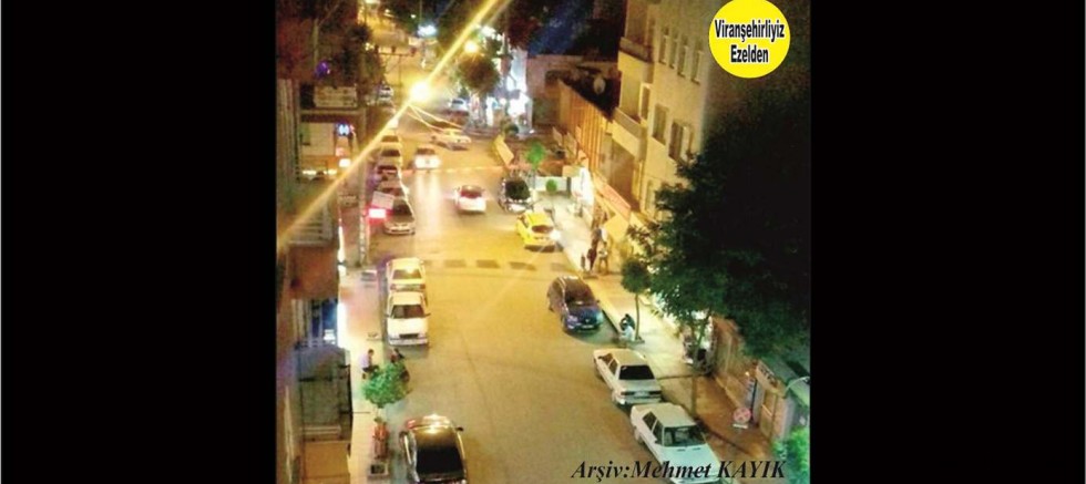 Ceylanpınar Caddesinin Gece Görüntüsü