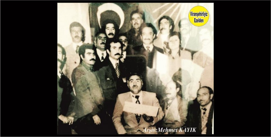 CHP Viranşehir İlçe Eski Başkanı Ali Kuranlıoğlu ve Bülent Ecevit