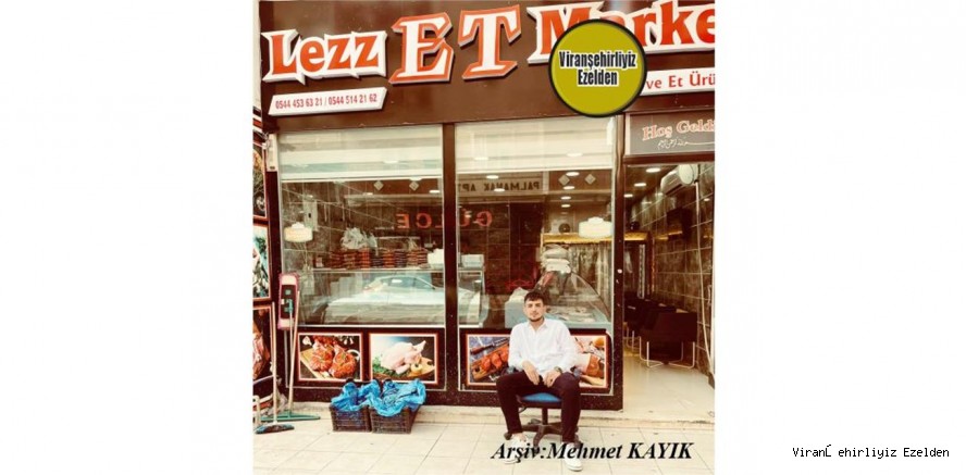 Dede mesleği Olan Kasaplık Sektöründe Esnaflık Yapan, Mahmut Karatepe